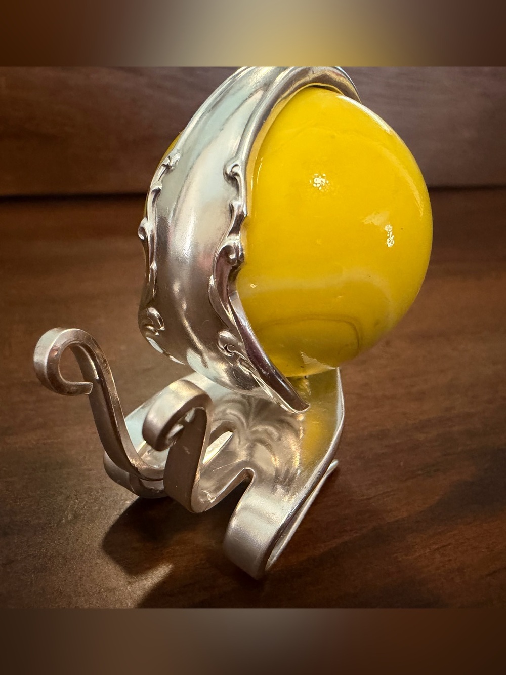 Yellow Marble Fork Snail